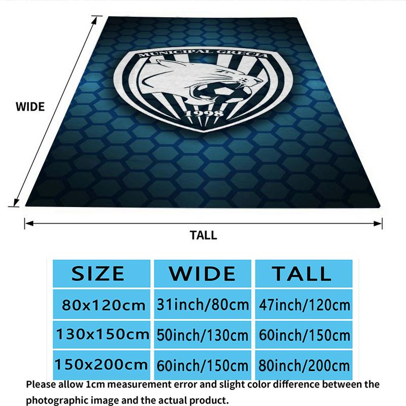 Municipal Grecia Print Flannel Blanket High Quality Warm Comfortable Cover for All Seasons Perfect for Gifts Home Decor