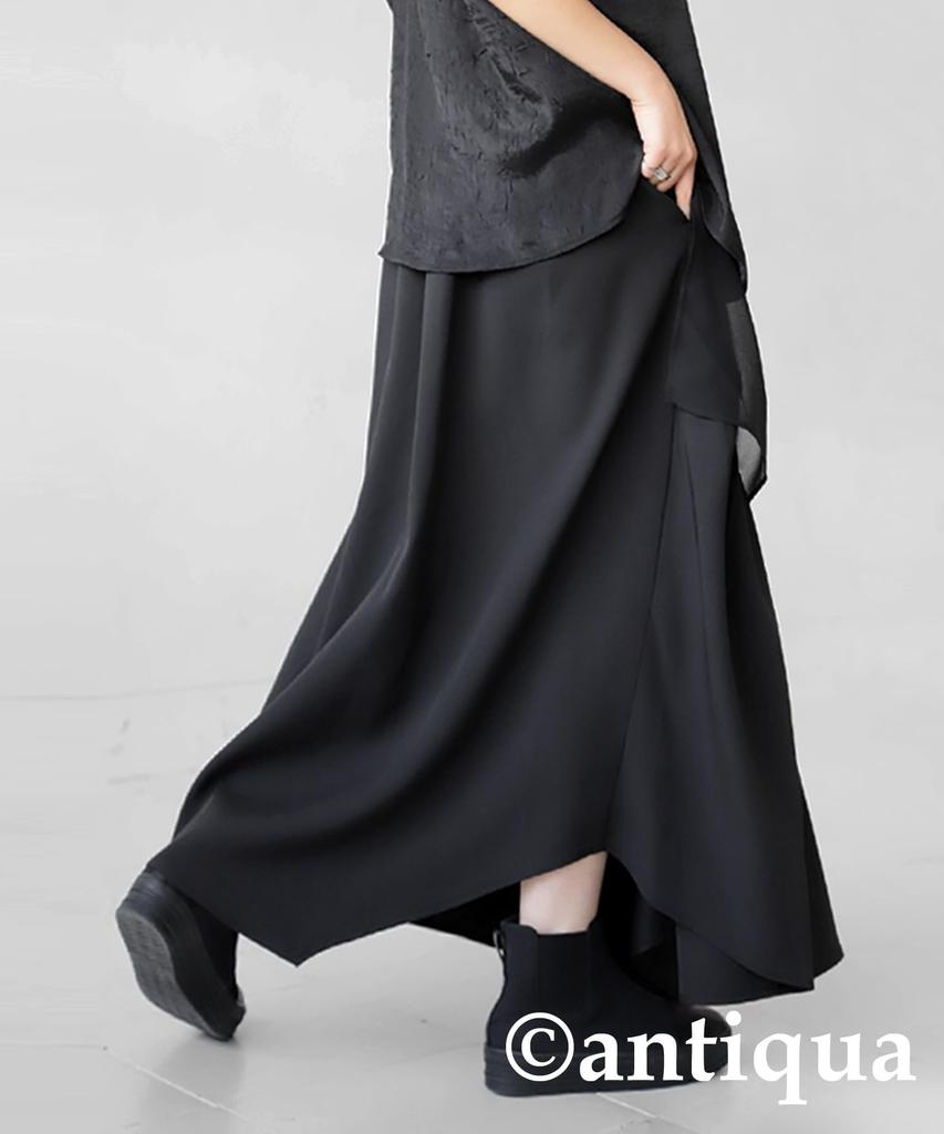 Antiqua Tuck One Size Black Women's Skirt, Long, PK-01193, 05,