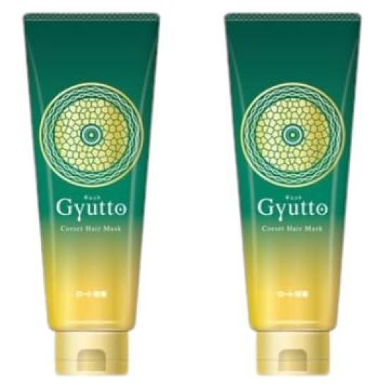 

Gyutto Corset Hair Mask 200 г x 2 Frizz Frizzy Hair Hair Hair Treatment [Набор 2] Набор, Уход, Восстановление волос/повреждений, Маска, Упаковка,