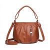 Modische Handtasche Damentasche Bucket Bag Achseltasche Lässig Weiches Ledergefühl Umhängetasche für Frauen mittleren Alters