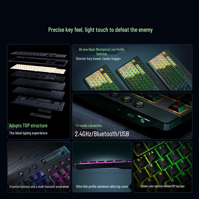 Razer BlackWidow V4 Low Profile Mechanical Gaming Keyboard