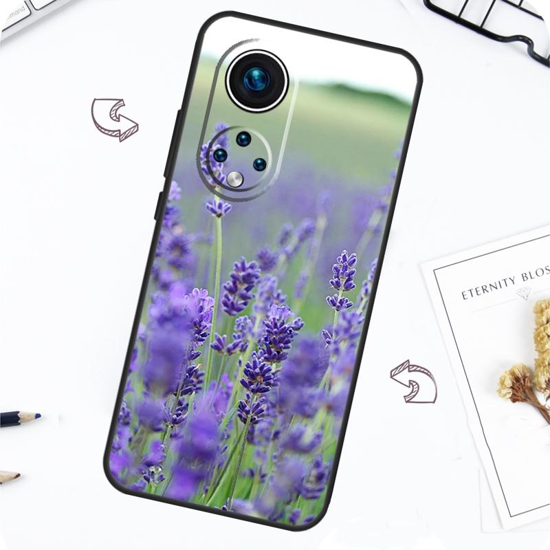 Lila Blumen Lavendel Hülle Für Honor Magic 5 6 7 Lite Honor 200 Pro X8b X9a X8a X8 X9 X9c X9b 50 70 90 Lite Abdeckung