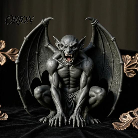 Resin Ornaments for Home Decor Gargoyle Statue, Medieval Gothic Sculpture, Artistic Horror Handcrafted Statues Garden Decorative Craft Office