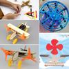 TORMEN 80mm Propeller Ideal for RC Boat DIY Improves Airflow and Performance Compatible with 2mm Shaft Motors Perfect for Boat and Science Education