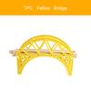 Wooden Train Station & Car Garage Toy Beech Wood Railway Bridge Compatible with All Major Track Brands