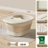 Foldable Portable Foot Bath Basin - Insulated and Over-Calf Design for Home Spa.