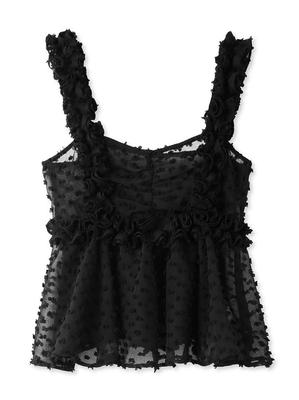 Volume Cami Tops SWFB241148 BLK [Sneider] Damen