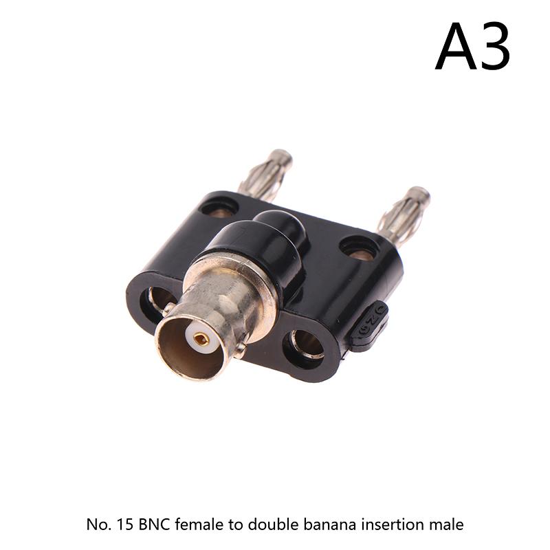 1Pc Adapter Bnc To Banana Male Plug & Female Jack Banana Female Jack Socket Binding Post Rf Coax Coaxial Splitter Converter