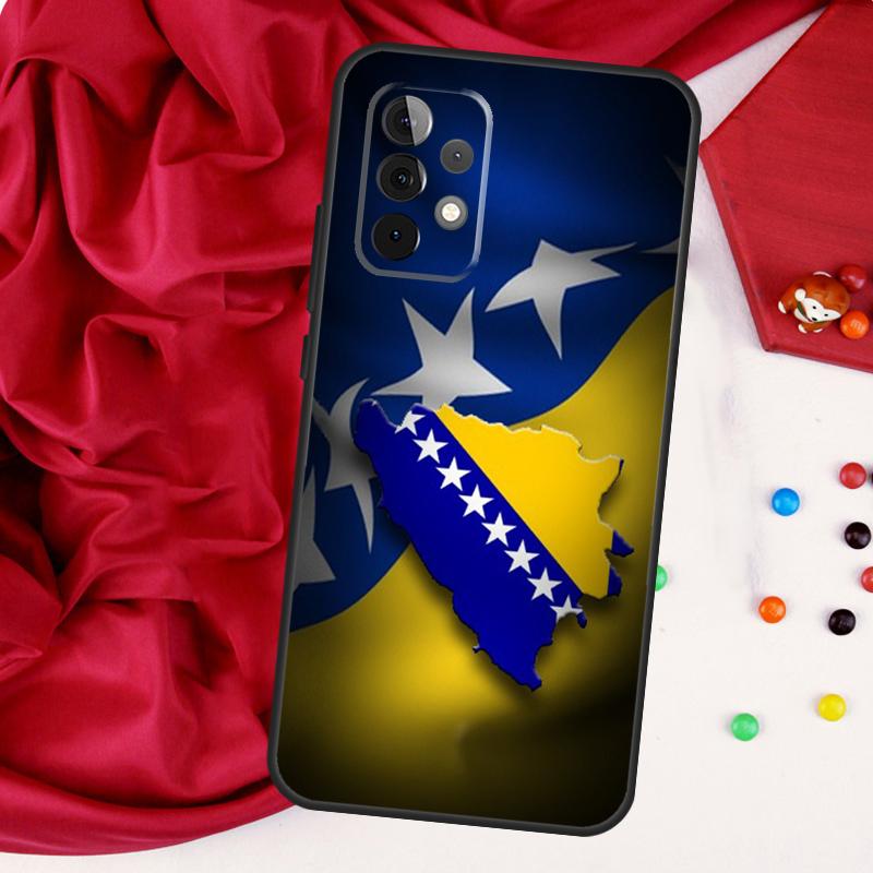 Bosnia and Herzegovina Flag For Samsung Galaxy A55 A53 A33 A13 A35 A15 A36 A56 A26 A16 A22 A32 A52 A54 A34 A06 A05 Case