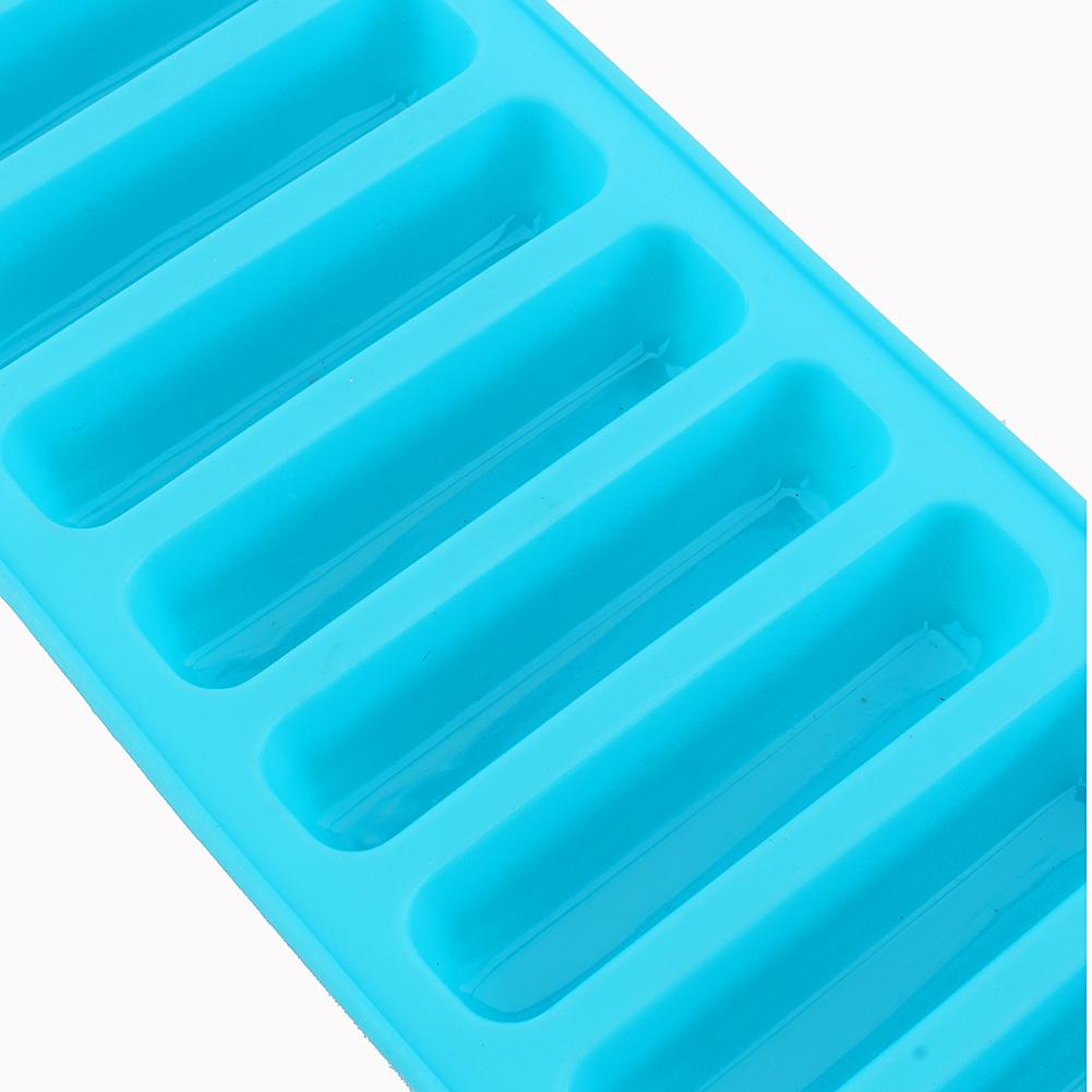 Colorful Cylinder Ice   Tray Freeze Mould Fondant Chocolate Mold Make Silcone