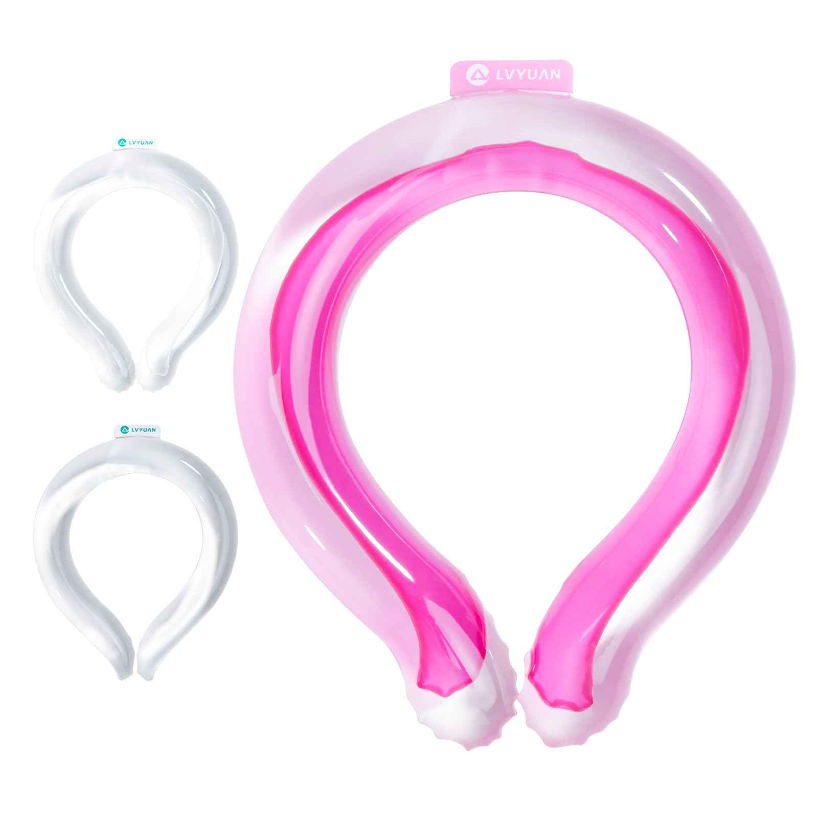 

размер с двойным охлаждением LVYUAN Охлаждающие товары для шеи и шеи устойчивое охлаждение для 3 Охлаждение с помощью ФИП эргономичный лед лед шея инсульт охлаждение головы лихорадка для розовый