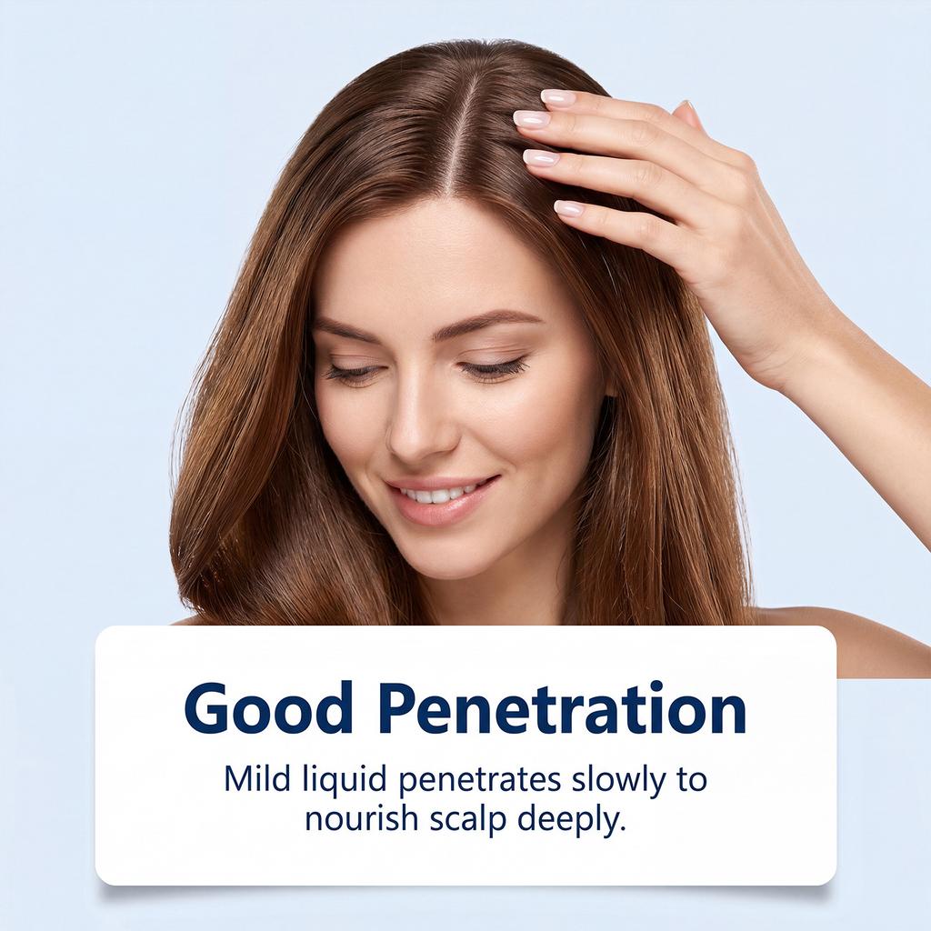 Gleamxi Scalp Serum Moisturizing Refreshing Soothing Gentle Massage Application Daily Care 4 oz