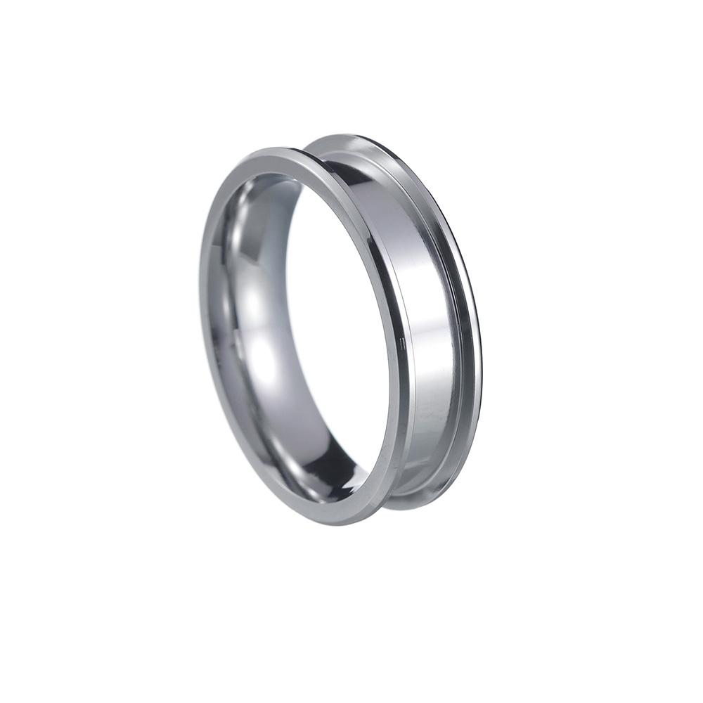 men's  316L stainless steel  Rings simple ladies jewelr For Connectors For Diy  Finding Making Accessories Wholesale