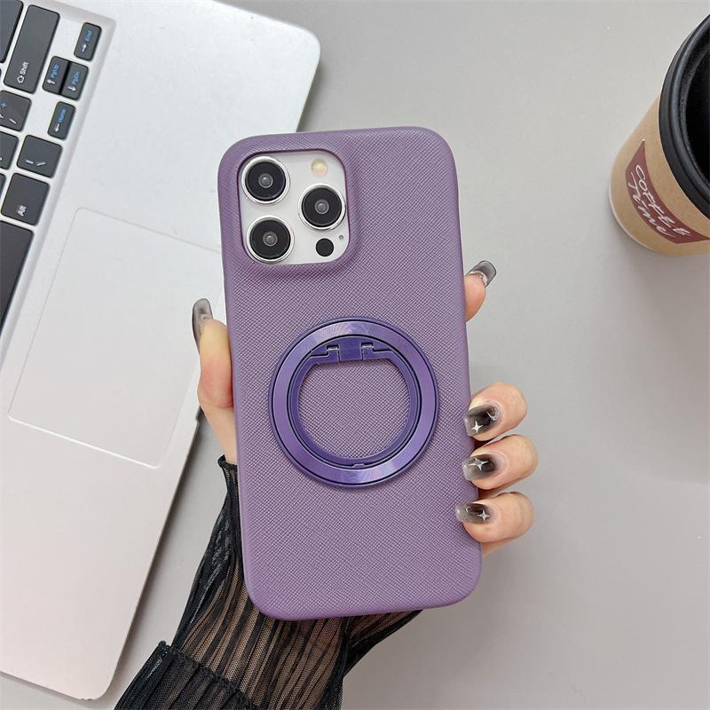 For Magsafe Wireless Charge Magnetic Case for iPhone 15 14 13 12 11 Pro Max Plus Cases Rotating Stand Ring Shockproof Hard Cover