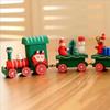Christmas Wooden Crafts Decorations Small Train Decorations Children's Christmas Surprise Gifts Tabletop or Room Decorations