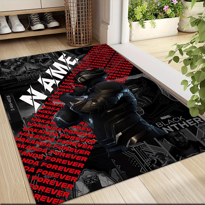 Custom Name "Spider-Man: Wonder" Carpet Rug Customizable Soft Washable Anti-Slip Home Living Room Sofa Mats Personalized Rug. 0909299