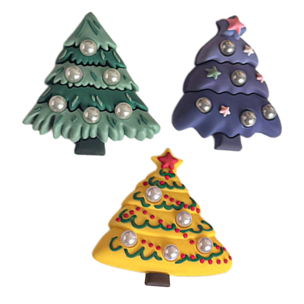 Refrigerator Magnets Christmas Magnetic Refrigerator Decoration Magnet Christmas Tree Fridge for Whiteboard Office And Winter