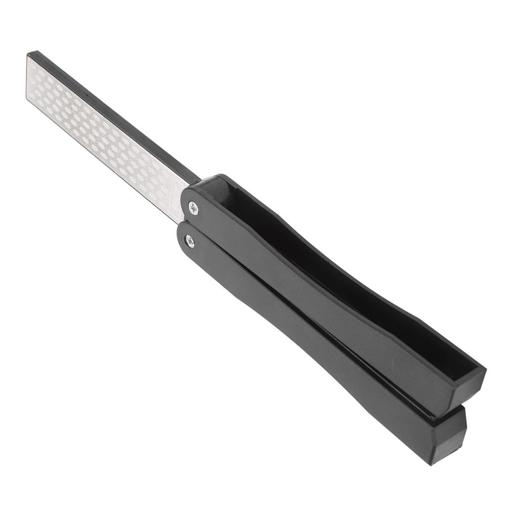 Outdoor Folding Pocket Whetstone Double Sided Knife Sharpening Stone 600 Grit 400 Grit