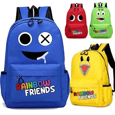 Rainbow Friends Cartoon Backpack for Kids