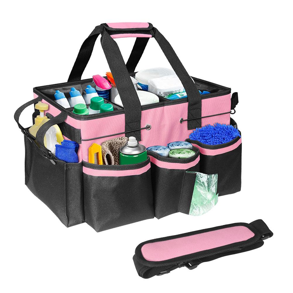 Reinigungsmittel-Organizer Großes Fassungsvermögen Reinigungswerkzeug-Organizer Aufbewahrungstasche Unter Spüle Autoreinigungswerkzeug-Organizer-Tasche