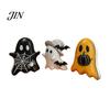 Kindergarten Halloween Props 3Pcs Decoration, Resin Micro Landscape Miniature Figurines, Cute Ghost Table Centerpiece Pumpkin Fairy Garden Ornament