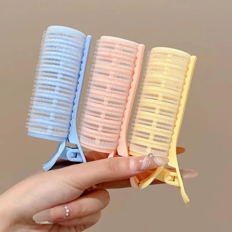 1 pince à cheveux naturelle et moelleuse, accessoire de coiffure pour cheveux paresseux, bigoudis, frange, boucles, outils de coiffure