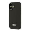 Audi Silicone Case Iphone 16 6.1Czarny/Black Hardcase Au-Lsrip16-Q3/D1-Bk