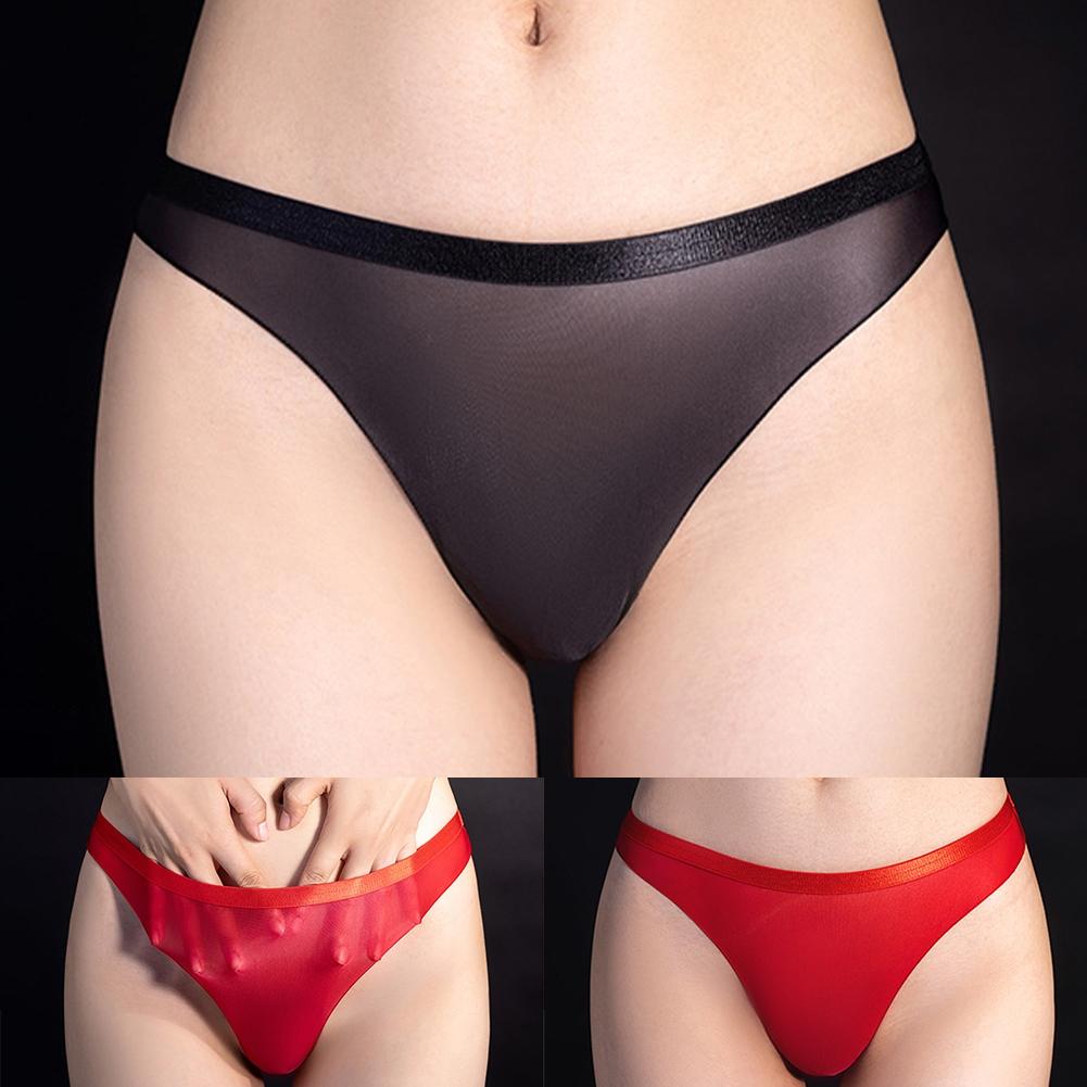 Nylon Underwear See Through Sexy Briefs Ultra-thin