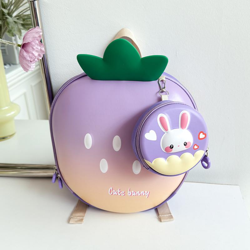 School Strawberry Bag With Cartoon Style And Eva Eggshell Bag For Comfort