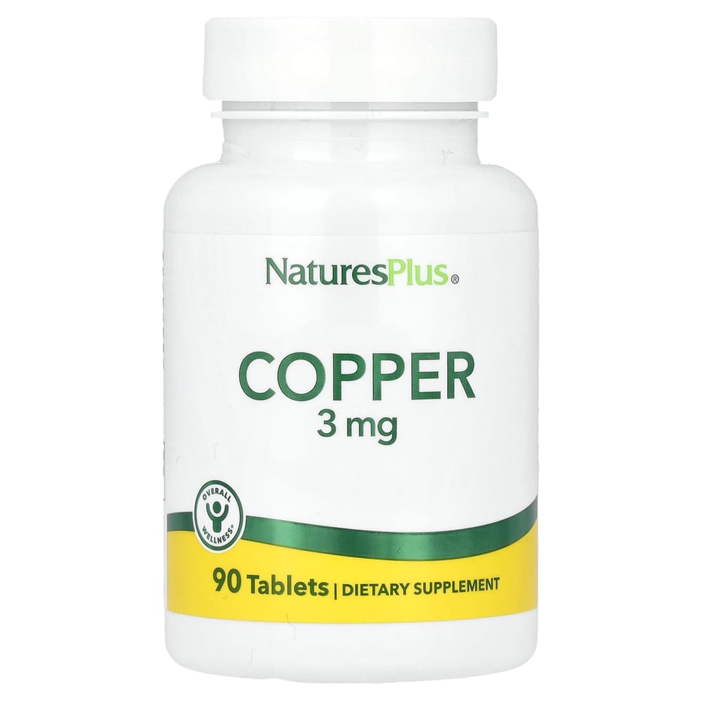 Nature's Plus Copper 3 mg 90 Tablets