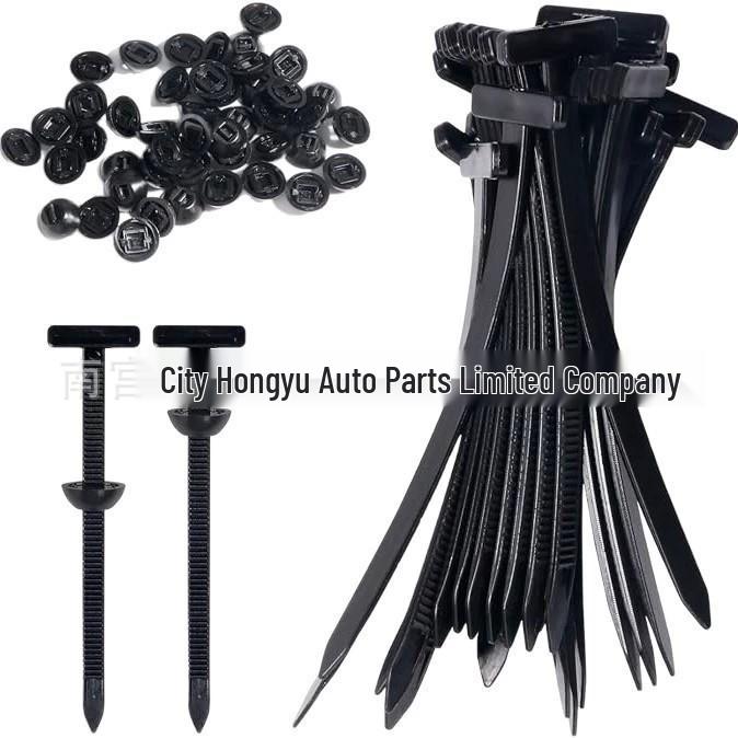 Push Pin Cable Tie for Car Trunk/Fender/Mudguard Fixing - Screw Replacement