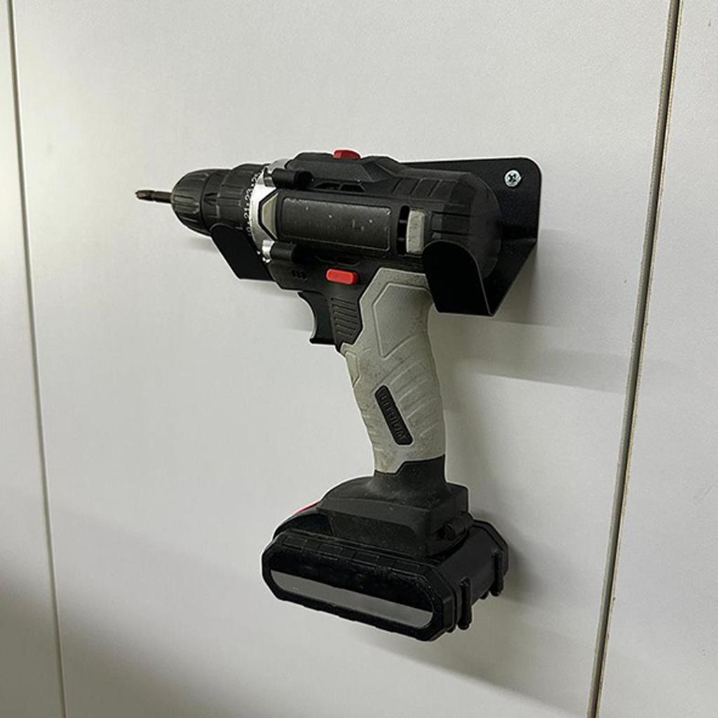 Power Tool Organizer Wall-Mounted Cordless Drill Holder Heavy-Duty Storage Rack For Garage Garage Service Truck Job Site Auto