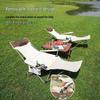 Foldable Dual-Use Chair for Office and Beach with Reclining and Footrest Features