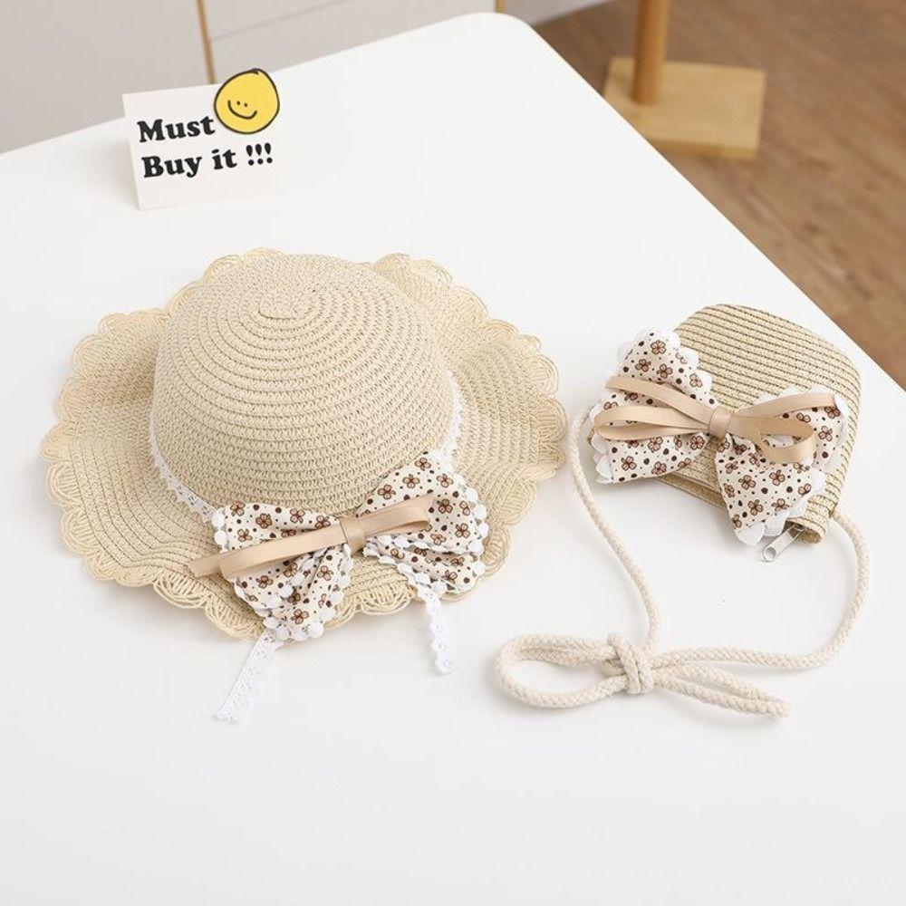 Multiple Colors Girls Sun Hat 2-8 Years Straw Hat Fashion Children Sun Hat  Summer