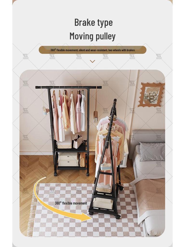 Multifunctional Large-Capacity Indoor Clothes Drying Rack and Wardrobe Cupboard