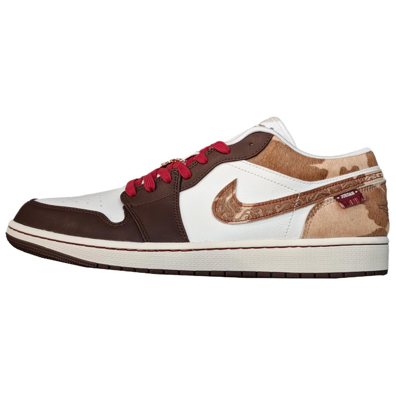 

Jordan Air 1 Year Of The Horse Limited Edition CNY New Year Comfortable Fit Low Top Retro Basketball Shoes Men sneaker Brown IQ5321-121 45