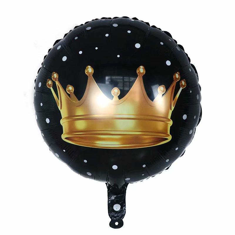 50Pcs/lot 18inch English Happy Birthday Aluminum Foil Balloon Round Helium Balloon Kids Birthday party decoration Air Golobs