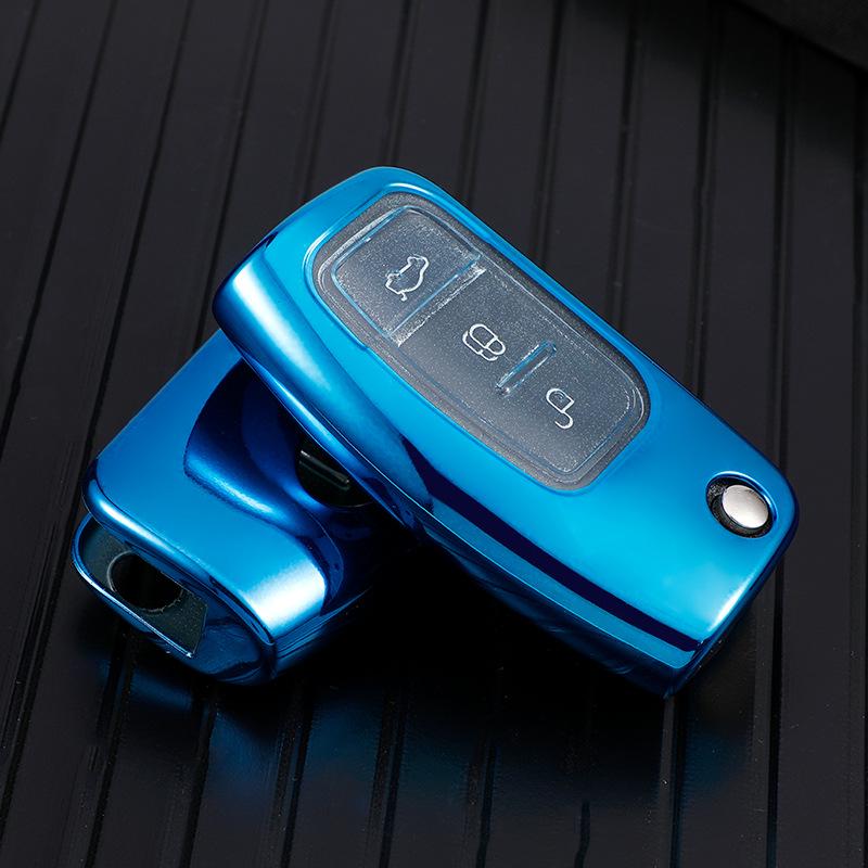 TPU Soft Gel Car Key Cover for Ford Fiesta