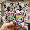 Phone Case: 2D Flat Design, Suitable for iPhone 18 17 16 15 14 13 Pro Protective Case, Glitter Little Bear, Perfect Christmas and Halloween Holiday Gi