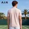 12% Mulberry Silk Machine Washable Summer Business Casual Polo Shirt Men's Solid Color Short-Sleeved T-Shirt