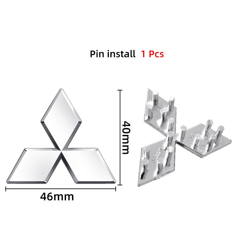 ABS Car Inner Steering Wheel Center Sticker Badge For Mitsubishi Asx Outlander Xl 3 Lancer Pajero 4 L200 Galant Lancer 10 9 X EX