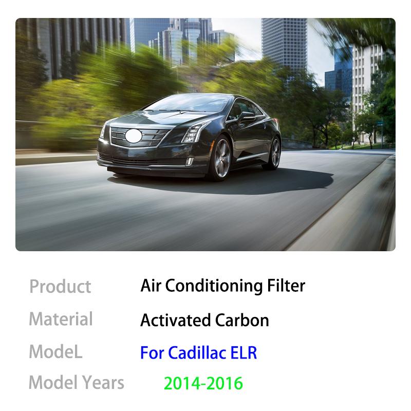 Air Conditioning Filter For Cadillac ELR 2014 2016 13271190 52425938 1808524 Activated Carbon Car Gadgets Replacement Auto Parts
