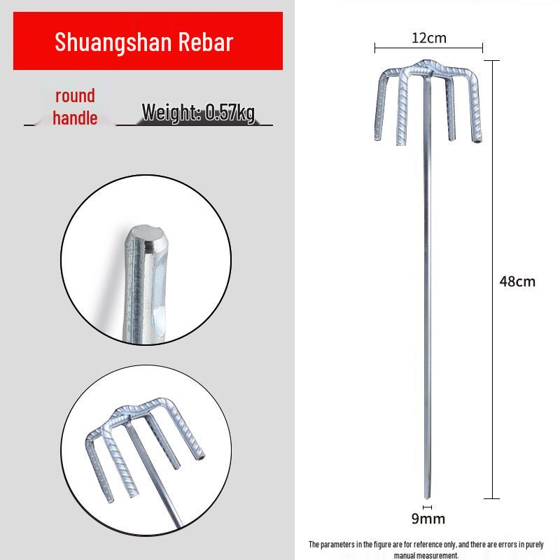 Stainless Steel Multi-use Mixing Rod for Cement, Paint, and Mortar - Compatible with Electric, Hammer, and Impact Drills