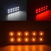 1Pcs 12-24V 10 Leds Trailer Lights Waterproof Double Sides Marker Trailer Lights Car Truck Rear Tail Lamps Warning Signal Lights