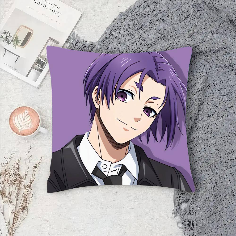 Reo Mikage Anime Blue Lock Pillow Case Sofa Cushion Cover Room Home Decoration