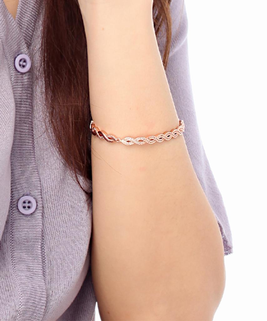 Ellejewelry Twist Rail Bracelet Elbrbb023
