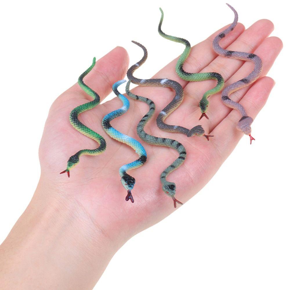 Favor Toys Kids Gag Toys Simulation Snake Model Gag Prank Toy Plastic Snake Toy Funny Horror Snake