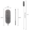 Telescopic Cleaning Duster Brush Extended Long Crevice Spider Web Microfiber Brushes Bendable Household Dust Clean Remover