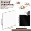 18Pcs Clear Fridge Magnet Hand DIY Fridge Magnets Square Magnetic Photo Frame for Kitchen Fridge Office Party Whiteboard Decor
