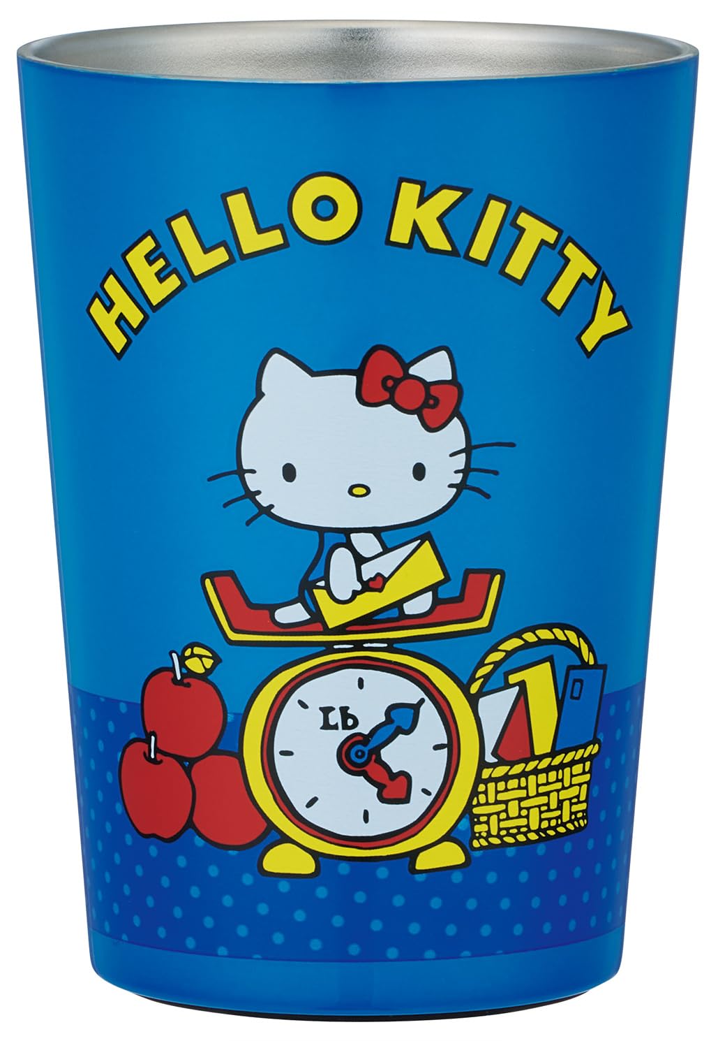 

Кофе из магазина у дома для скейтера, нержавеющая сталь, Sanrio Hello Kitty, Термокружка, Средний размер, 400 мл, Термоизолированная, Горячее/Холодное, Ретро, 25 см, STCV2-A